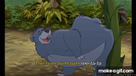 Jungle Book 2 ~ Bare Necessities Baloo Solo ~ Sing Along Video ~ 720pᴴᴰ ...