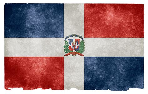 Dominican Republic Grunge Flag | Grunge textured flag of the… | Flickr