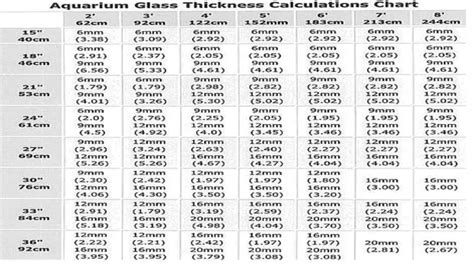 How to Calculate Aquarium Glass Thickness: A Comprehensive Guide for Beginners