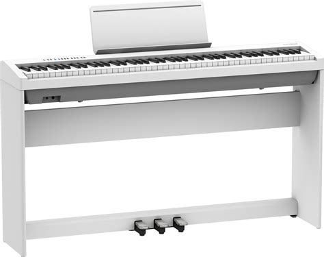 Roland FP30 Digital Piano With Matching Timber Stand And Three Pedals White Finish ...