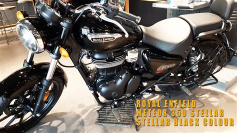 2021 Royal Enfield Meteor 350 Stellar with Stellar Black Colour Review & Accessories, Price ...