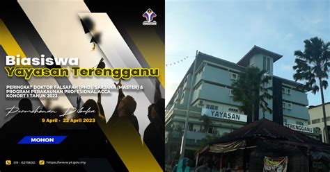 Permohonan Biasiswa Yayasan Terengganu 2023