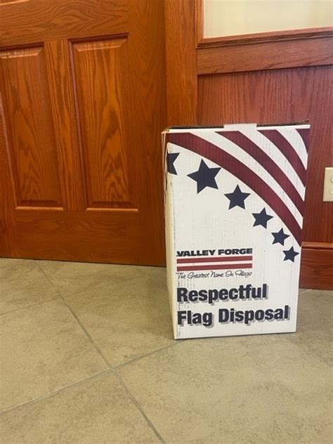 Respectful Flag Disposal | City of Port Republic