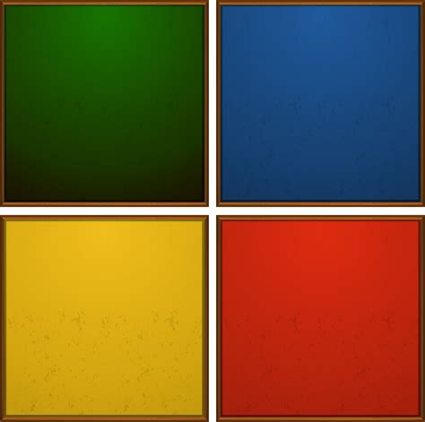 Frames in four colors 446252 Vector Art at Vecteezy