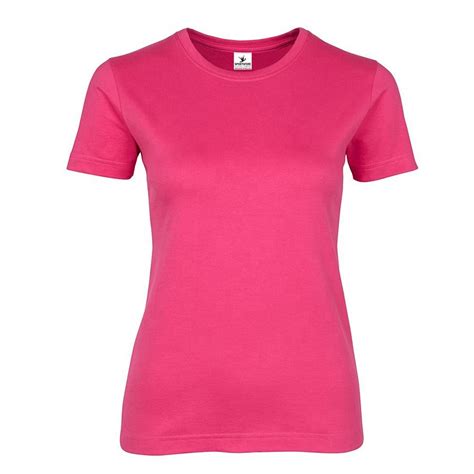 Women's Fitted Blank Pink T shirts