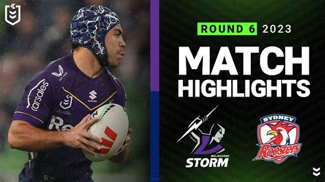 NRL 2023 | Melbourne Storm v Sydney Roosters | Match Highlights