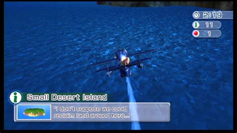 Wii Sports Resort: Air Sports Island Flyover Night - YouTube