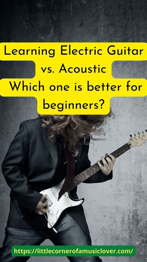 Learning Electric Guitar vs. Acoustic - Which one is better for beginners? in 2023 | Learn ...