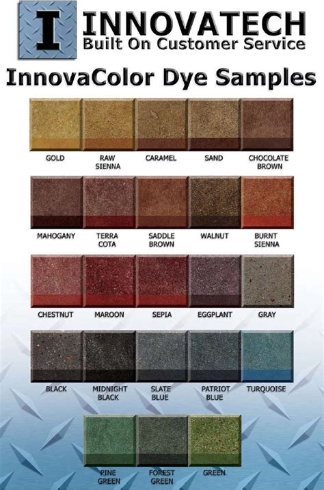 17 Best images about Concrete Dye Color Charts on Pinterest | Colors ...