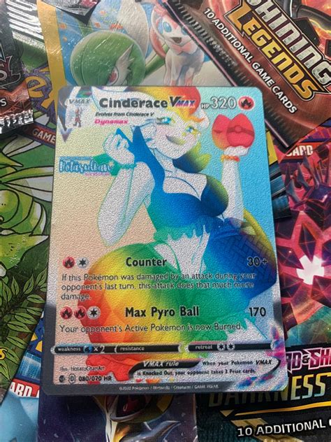 Custom Full Art Cinderace V Max Dynamax - Etsy