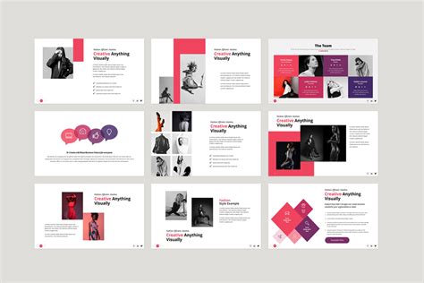 Portfolio Creative Presentation PowerPoint template