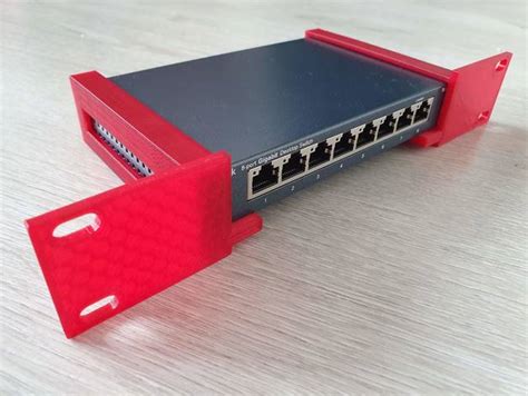 10inch rack mount for ethernet switch (TL-SG108) - DownloadFree3D.com