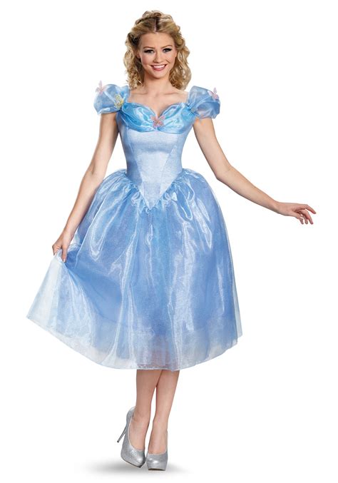 Women's Deluxe Cinderella Movie Costume