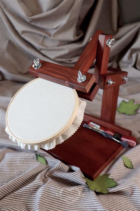 Embroidery Stand. Adjustable Embroidery Hoop Holder. - Etsy