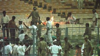 World Cup 1996 semi-final, India vs Sri Lanka: Eden Gardens brings shame to nation