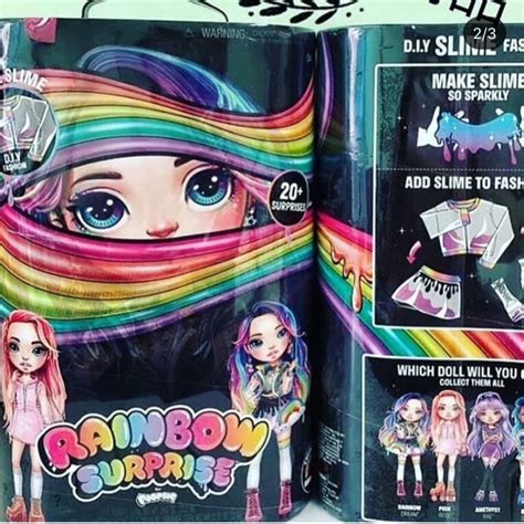 Another amazing new toy from MGA - new Rainbow Surprise Poopsie Fashion Dolls with DIY Slime ...