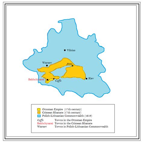 Crimean Khanate and Polish-Lithuanian Commonwealth [OC] [792x800] : MapPorn
