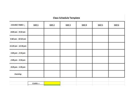 class schedule calendar template - monitoring.solarquest.in