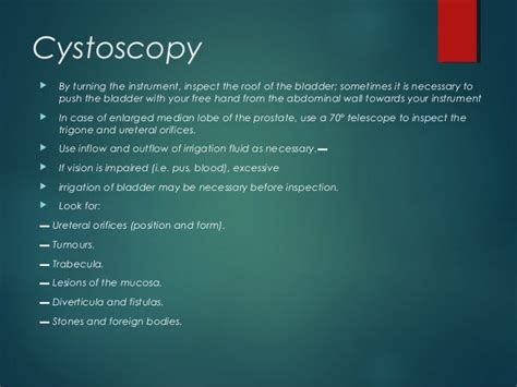 CYSTOSCOPY