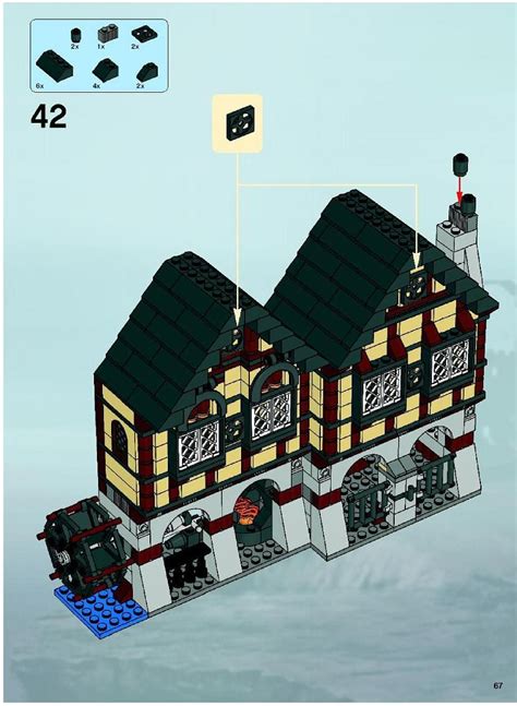 Castle - Medieval Market Village [Lego 10193] | Lego blueprint, Lego, Medieval market