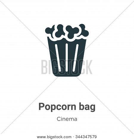 Popcorn Bag Icon Vector & Photo (Free Trial) | Bigstock