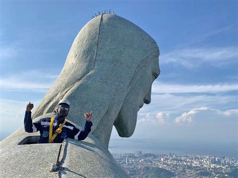 It's Hard Work to Restore Rio's Christ the Redeemer, but the Views Are ...