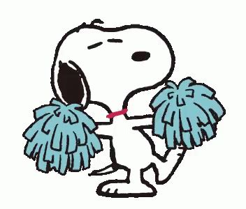 Snoopy Cheerleader GIF - Snoopy Cheerleader Cheer - Discover & Share GIFs