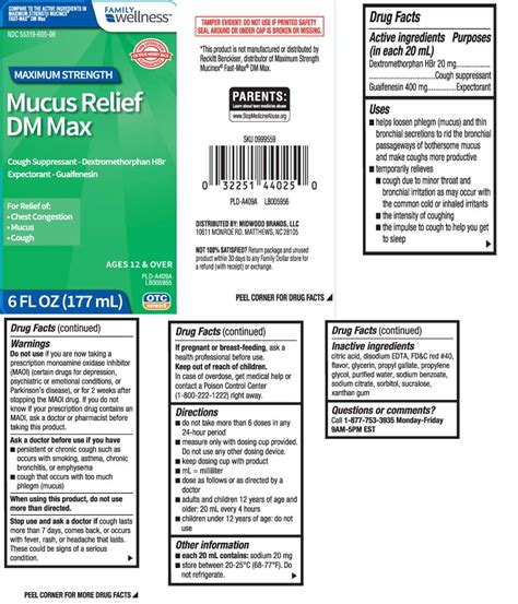 MUCUS RELIEF DM MAX MAXIMUM STRENGTH- dextromethorphan hbr, guaifenesin ...