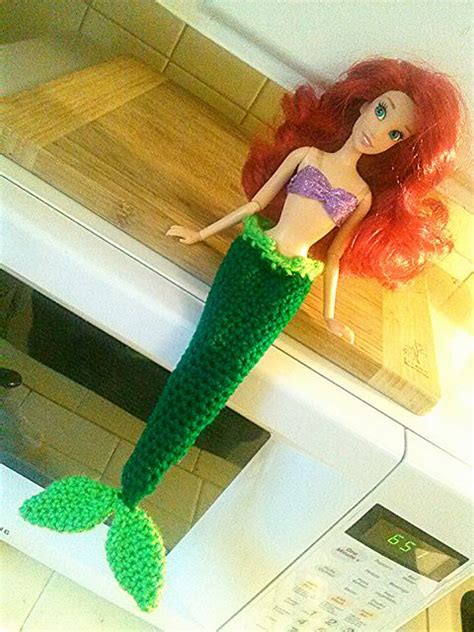 Barbie Mermaid Tail pattern by Claire Olivia Golden | Crochet barbie clothes, Crochet mermaid ...