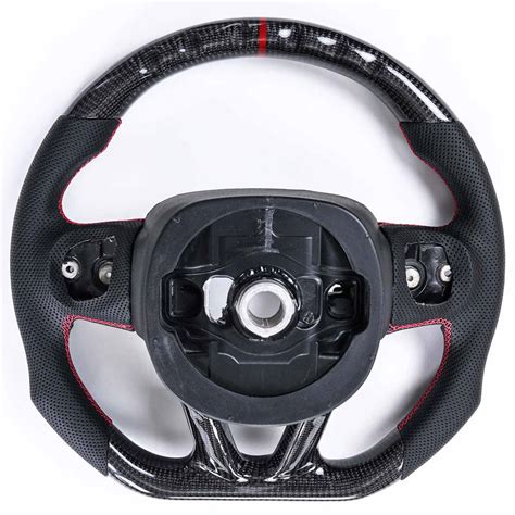 Vicrez Custom OEM Carbon Fiber Steering Wheel vz101785 | Dodge Charger 2015-2020