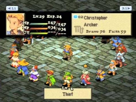 Final Fantasy Tactics: War of the Lions - Jobs List - Critical Hits