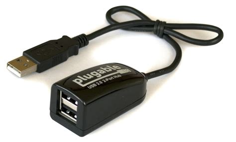 Plugable Travel USB Hub - USB 2.0, 2-Port - Walmart.com