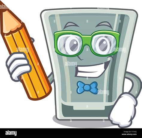 Student shot glass in the cartoon shape Stock Vector Image & Art - Alamy