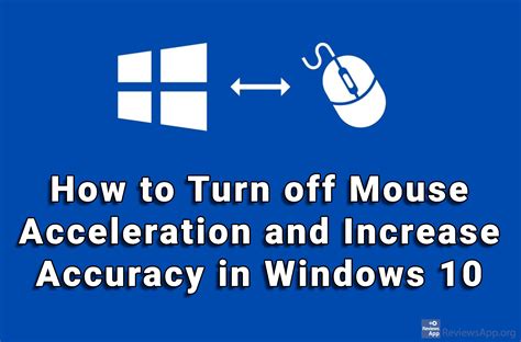 Mouse acceleration windows 10 - conpastor