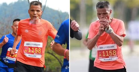 Man Runs Whole Marathon Chain Smoking Cigarettes - VT