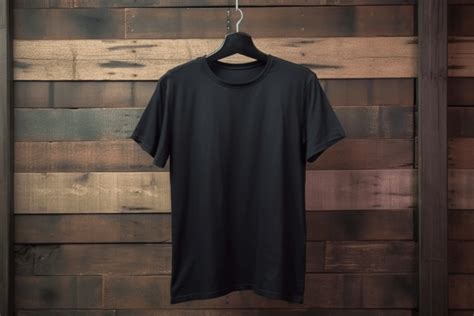 Black T-shirt Mockup Graphic by Illustrately · Creative Fabrica