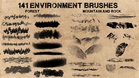 ArtStation - Environment Brushes | Brushes