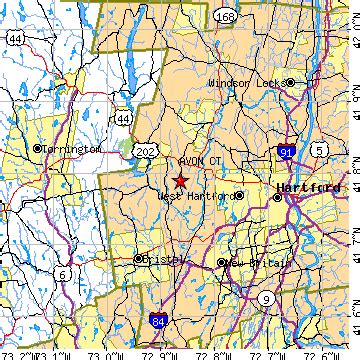 Avon, Connecticut (CT) ~ population data, races, housing & economy