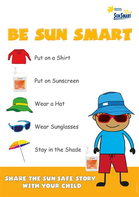 5 ways to protect children from the sun. | Sun safety activities ...