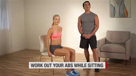 Work Out Your Abs While Sitting - YouTube