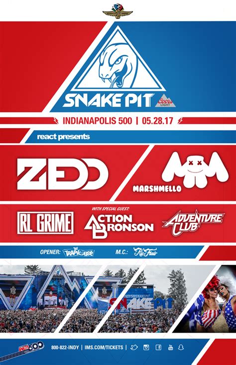 2017 Indy 500 Snake Pit Lineup Announced | Grateful Web