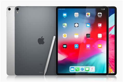 modelo 3d Apple iPad Pro 12.9 pulgadas Wi-Fi 2018 y nuevo Apple Pencil ...