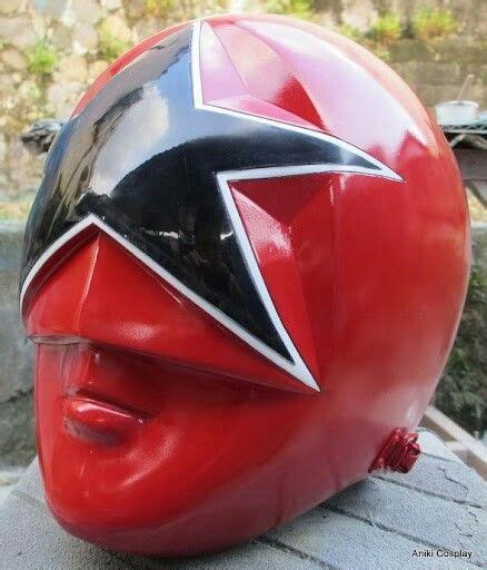 Red Zeo Ranger Helmet Zeo Rangers, Power Rangers Zeo, Cosplay Helmet ...