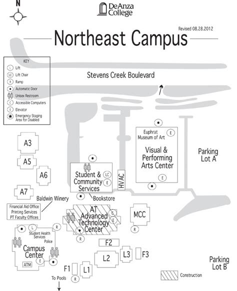 De Anza College Map | Map Of The World