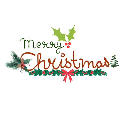 Christmas Day Word, Happy Christmas, Merry, Merry Christmas PNG and ...