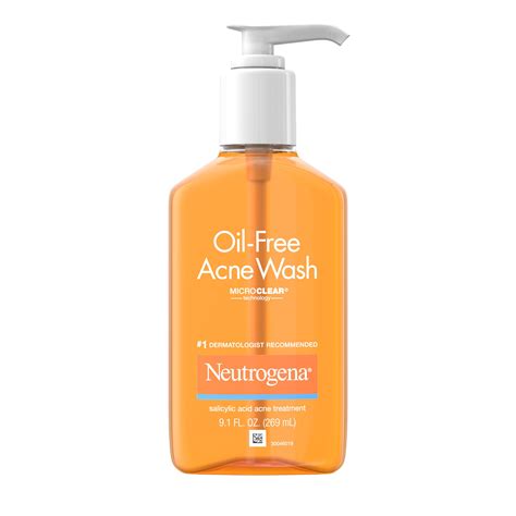 Neutrogena Oil-Free Salicylic Acid Acne Fighting Face Wash, 9.1 fl. oz - Walmart.com