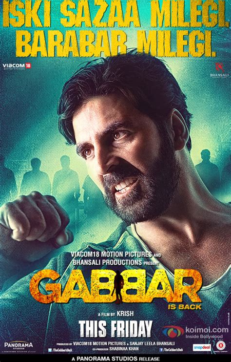 Gabbar Is Back Movie Posters - Koimoi