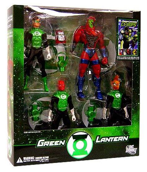 DC Green Lantern Green Lantern Action Figure 4-Pack DC Direct - ToyWiz