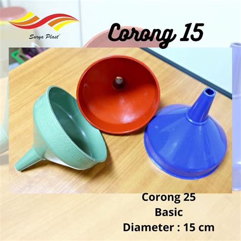 SP*Corong Plastik 15 Warna | FajarTimur