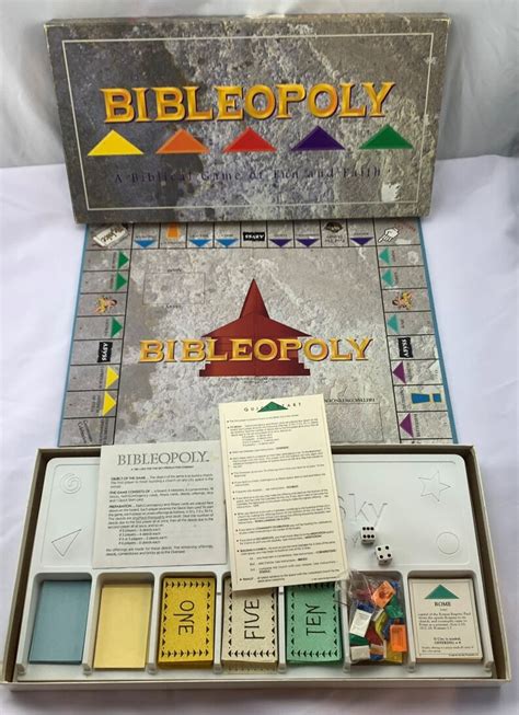 1991 Bibleopoly Game by Late for the Sky Complete in Great - Etsy